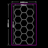 Hexagon garage verlichting