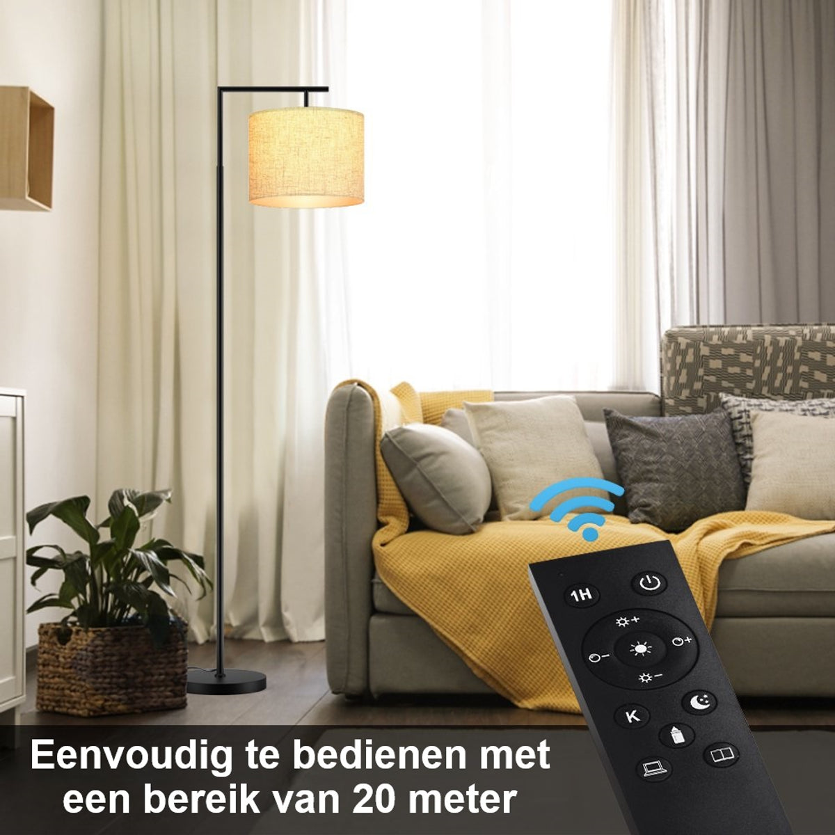Vloerlamp led dimbaar
