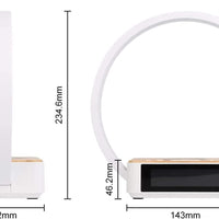 Digitale wekker met draadloze oplader
