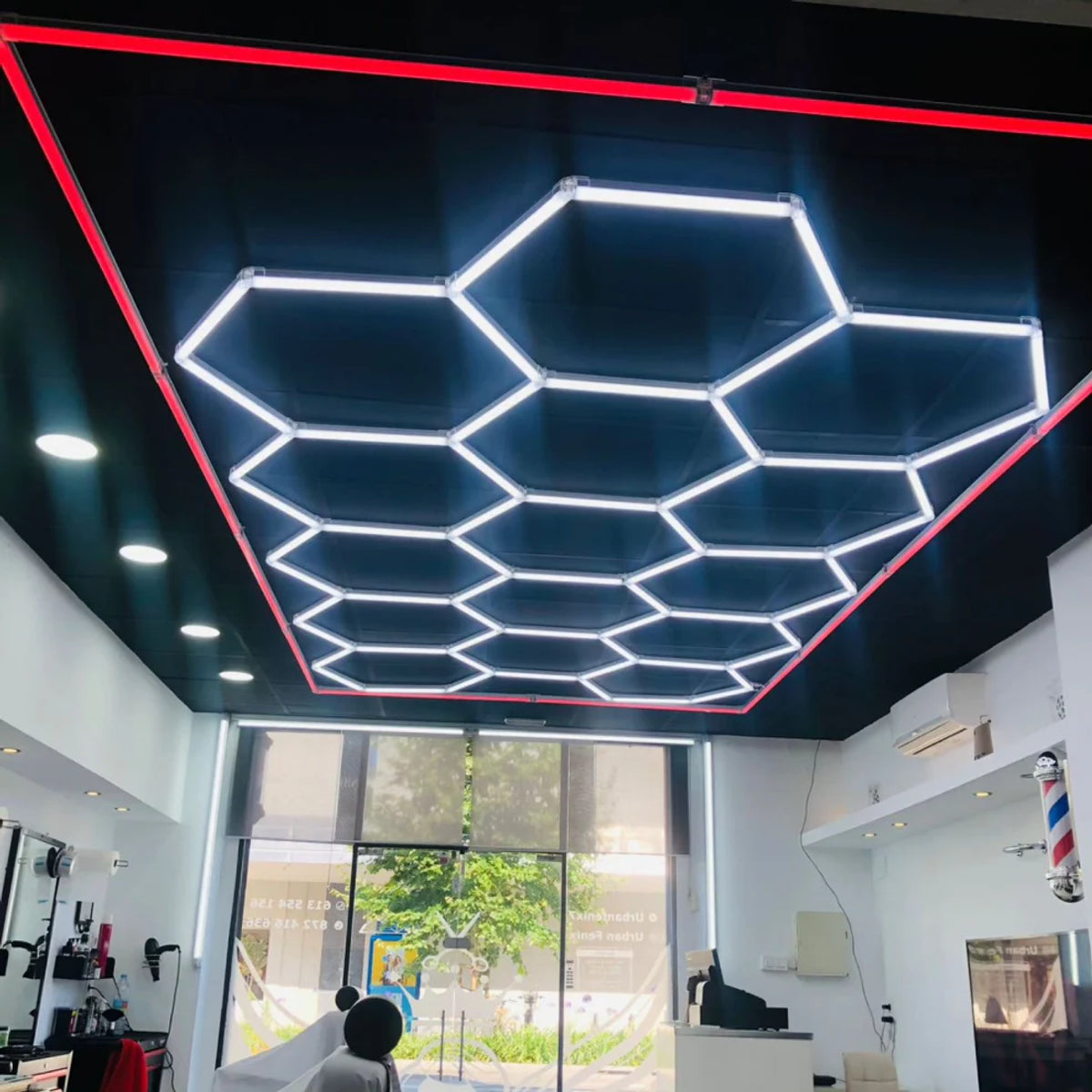 Hexagon garage verlichting
