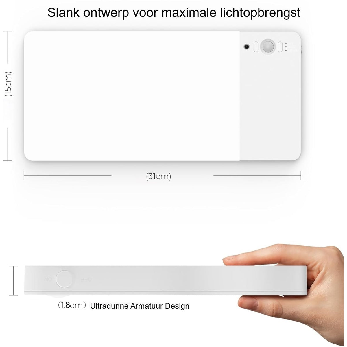 Plafondlamp sensor oplaadbaar