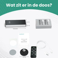 Oplaadbare Wandlamp - Dimbaar & Afstandsbediening