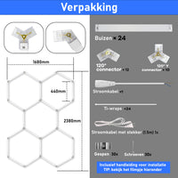 Hexagon led verlichting