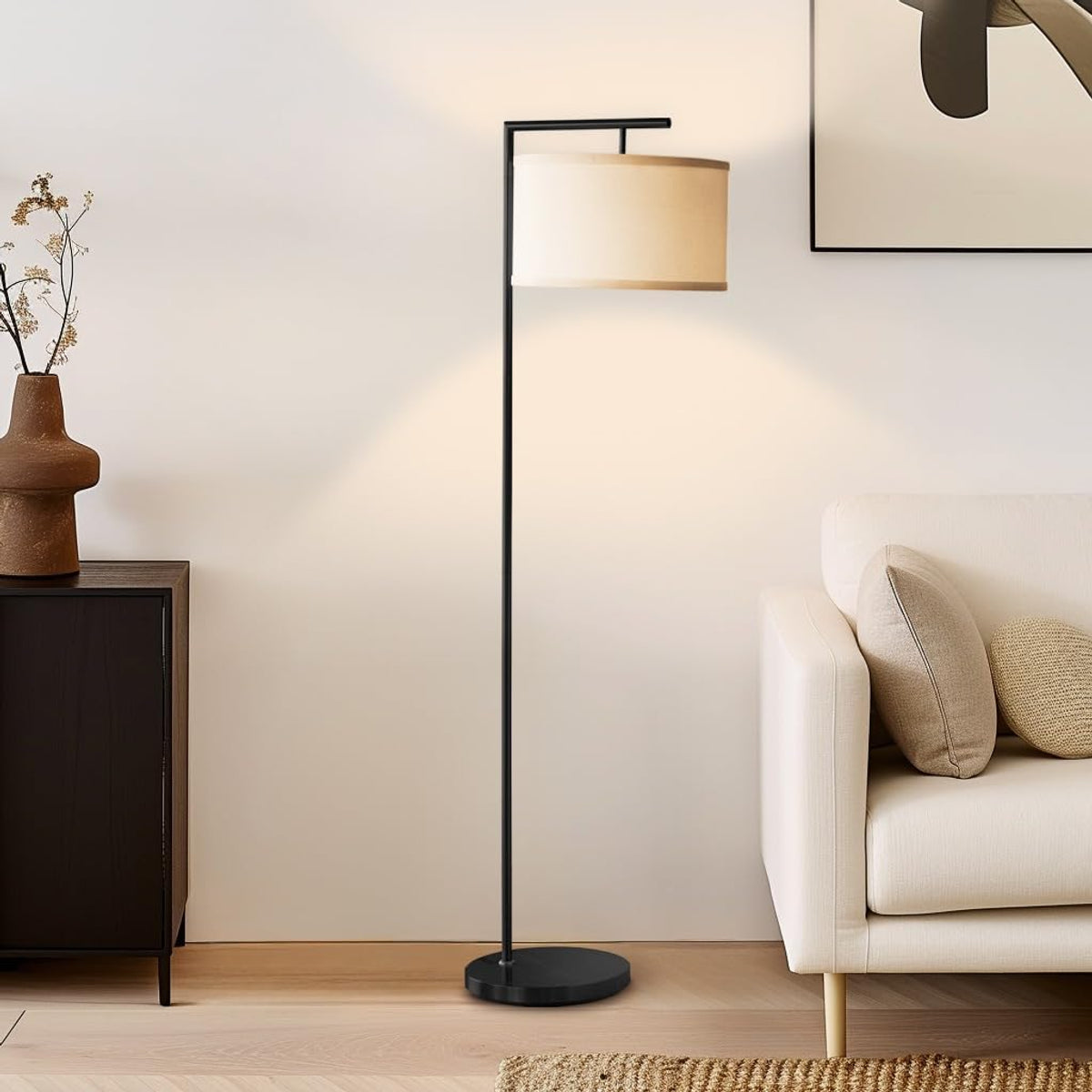 Vloerlamp met LED - Moderne vloerlamp met afstandsbediening