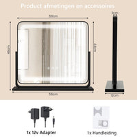 make-upspiegel met verlichting