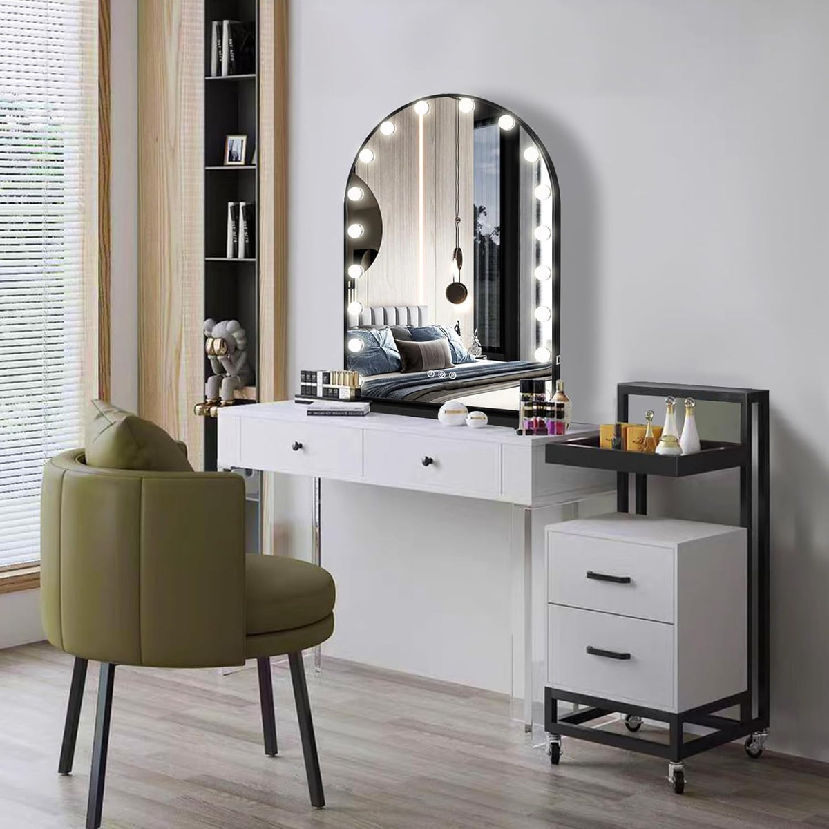 hollywood make-up spiegel met LED verlichting 50x70cm