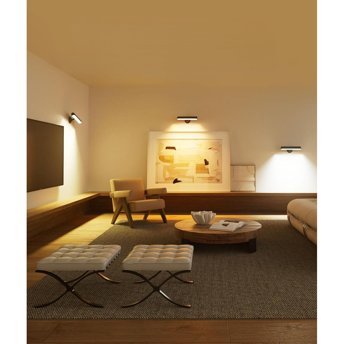 Draadloze wandlamp