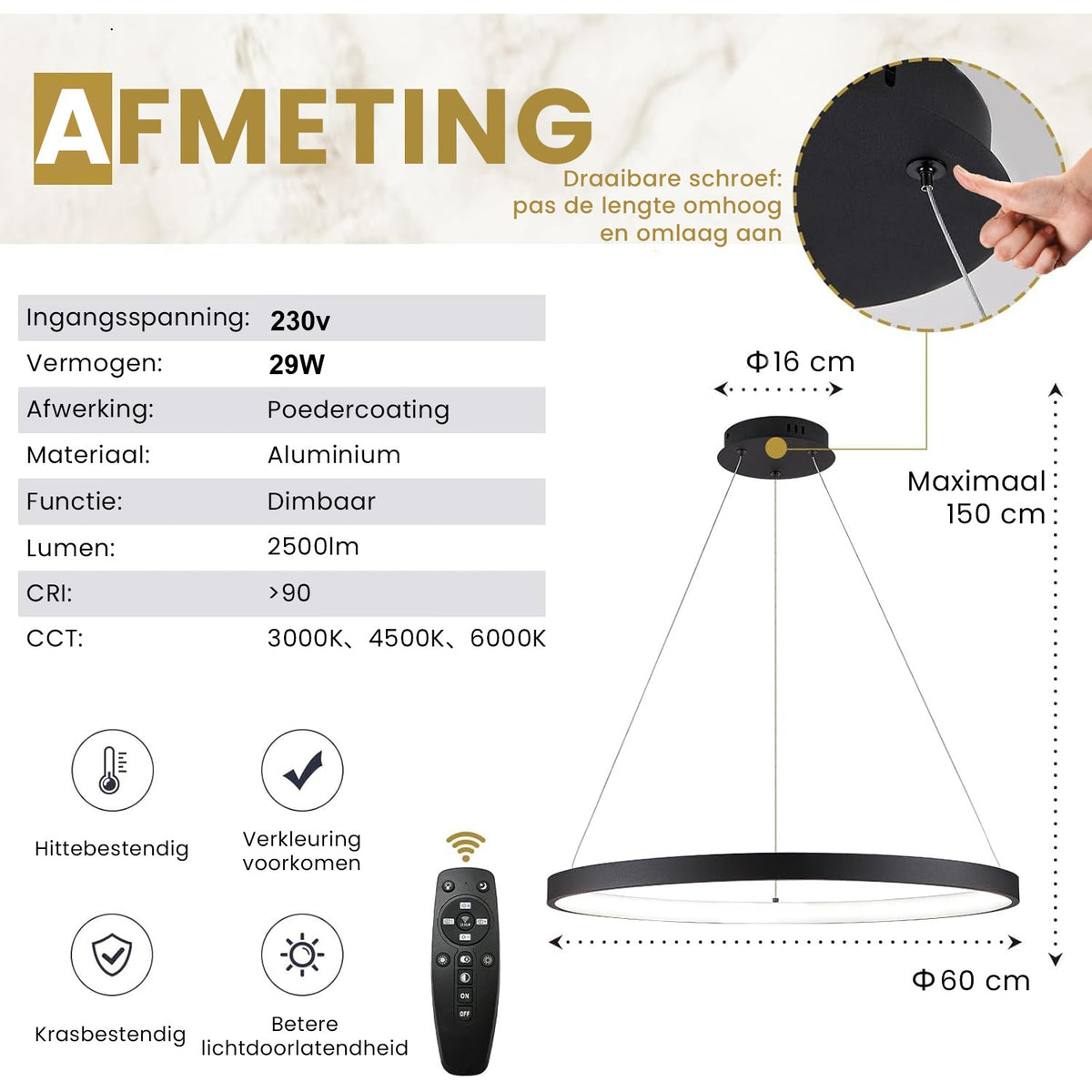 LED Hanglamp Ring