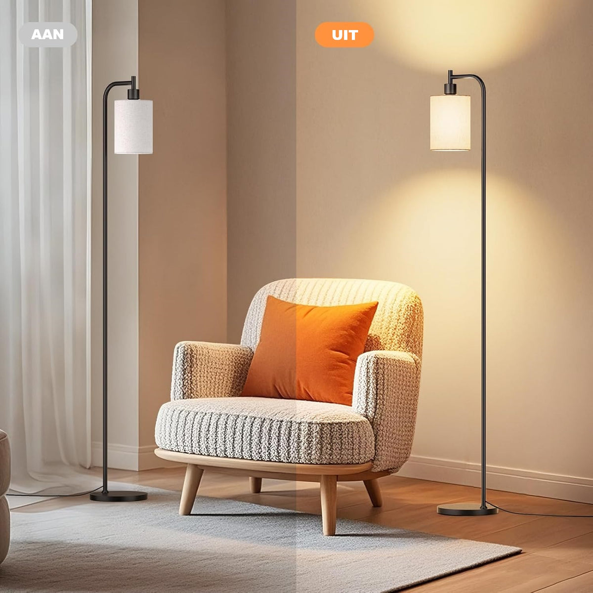 Vloerlamp led dimbaar