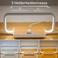 Digitale wekker met draadloze oplader