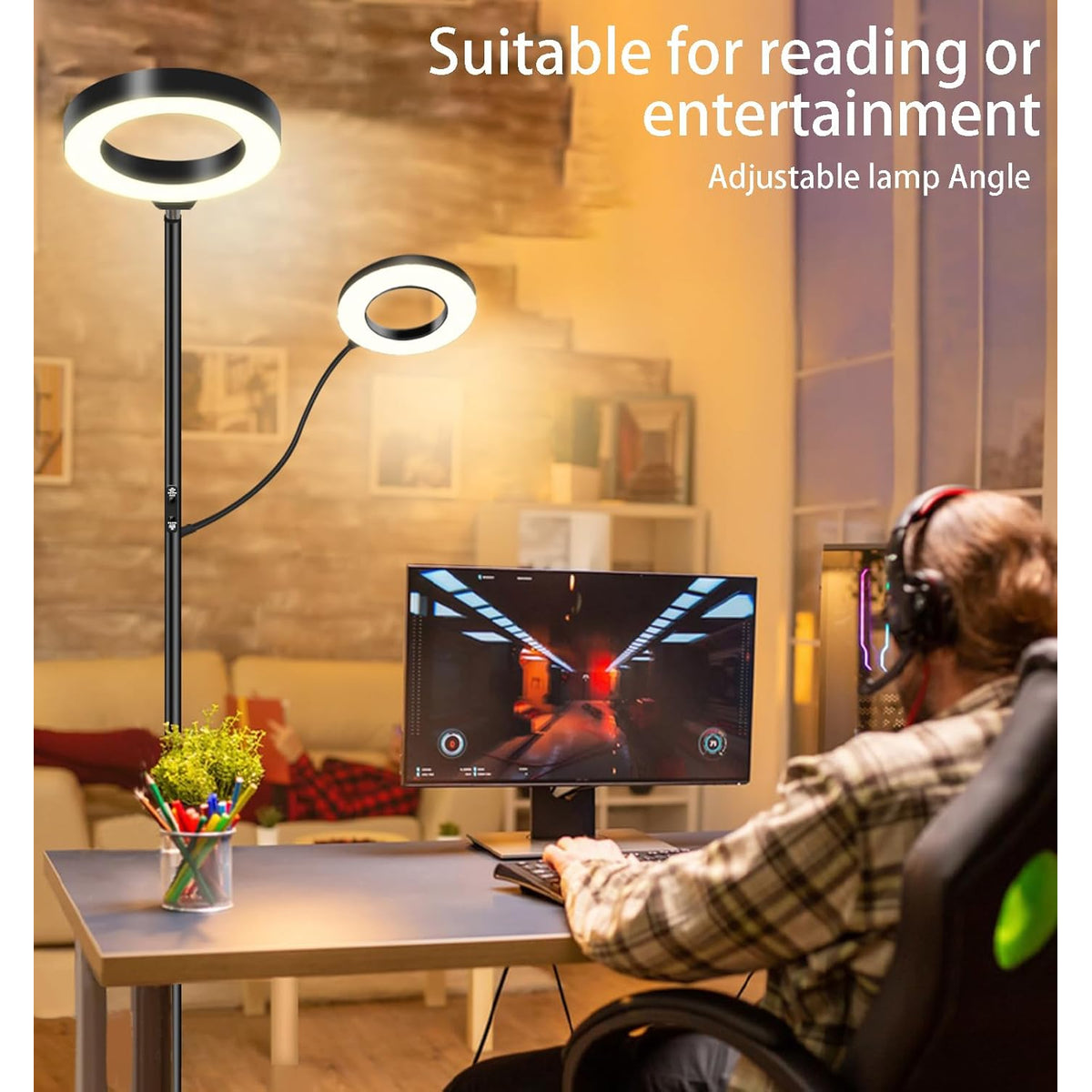 Led vloerlamp me leeslamp