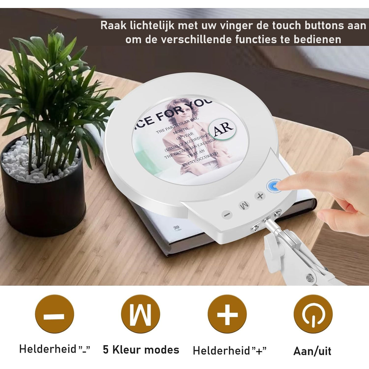 Loeplamp met led verlichting