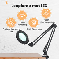 Loeplamp met led verlichting