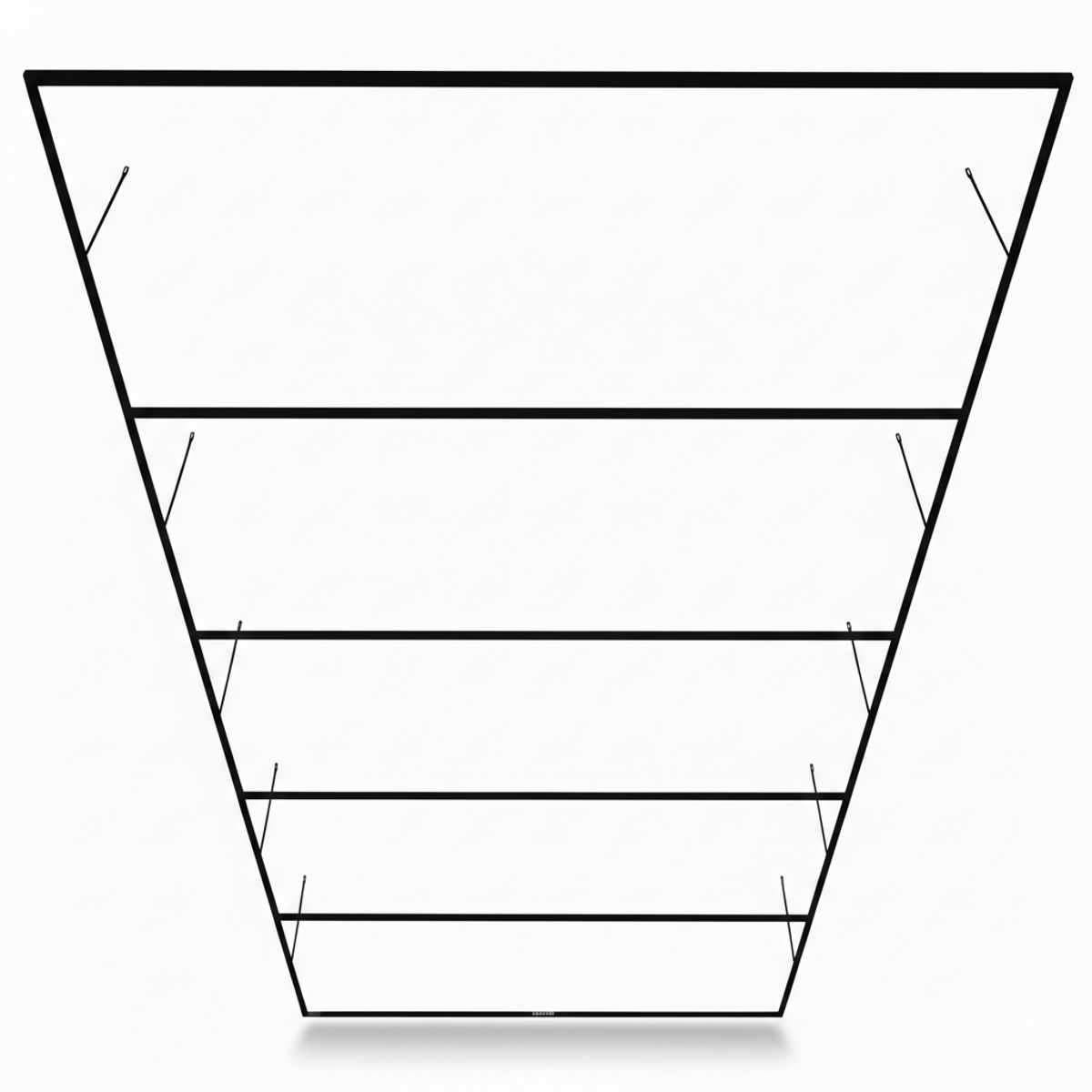 Aluminium montageframe voor LED hexagon garage verlichting