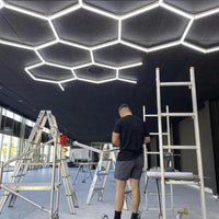 Hexagon plafond verlichting