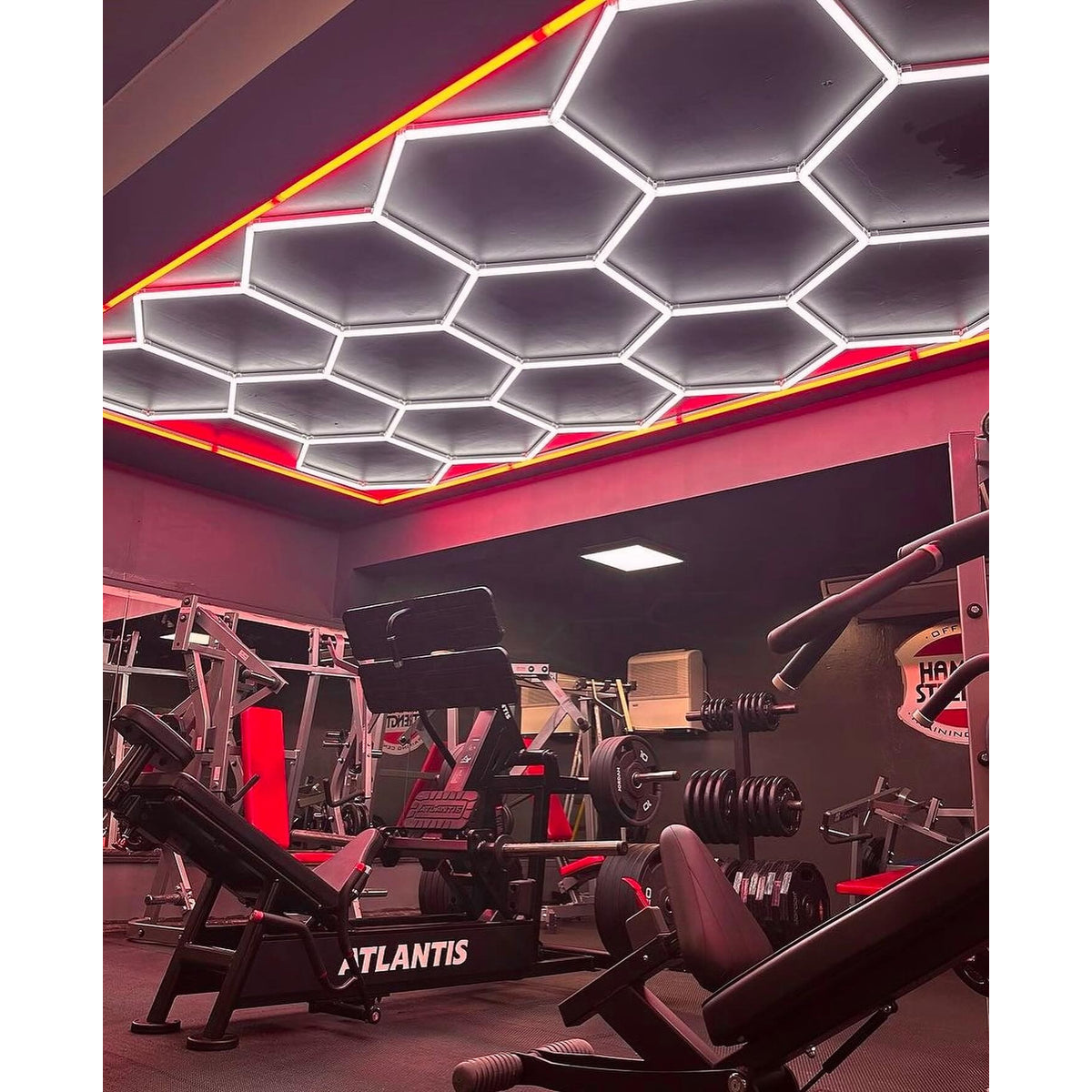 hexagon plafond verlichting