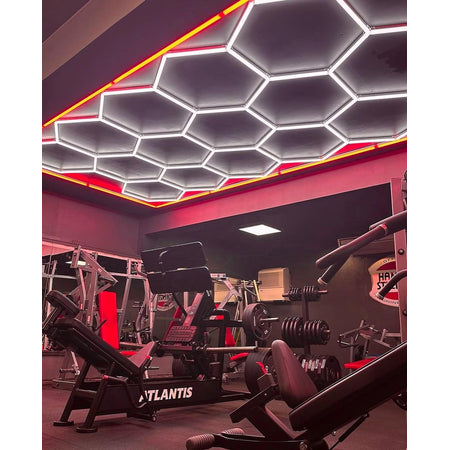 hexagon plafond verlichting