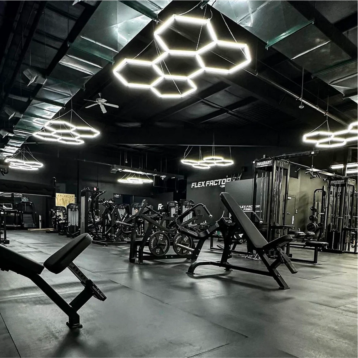 Hexagon garage verlichting