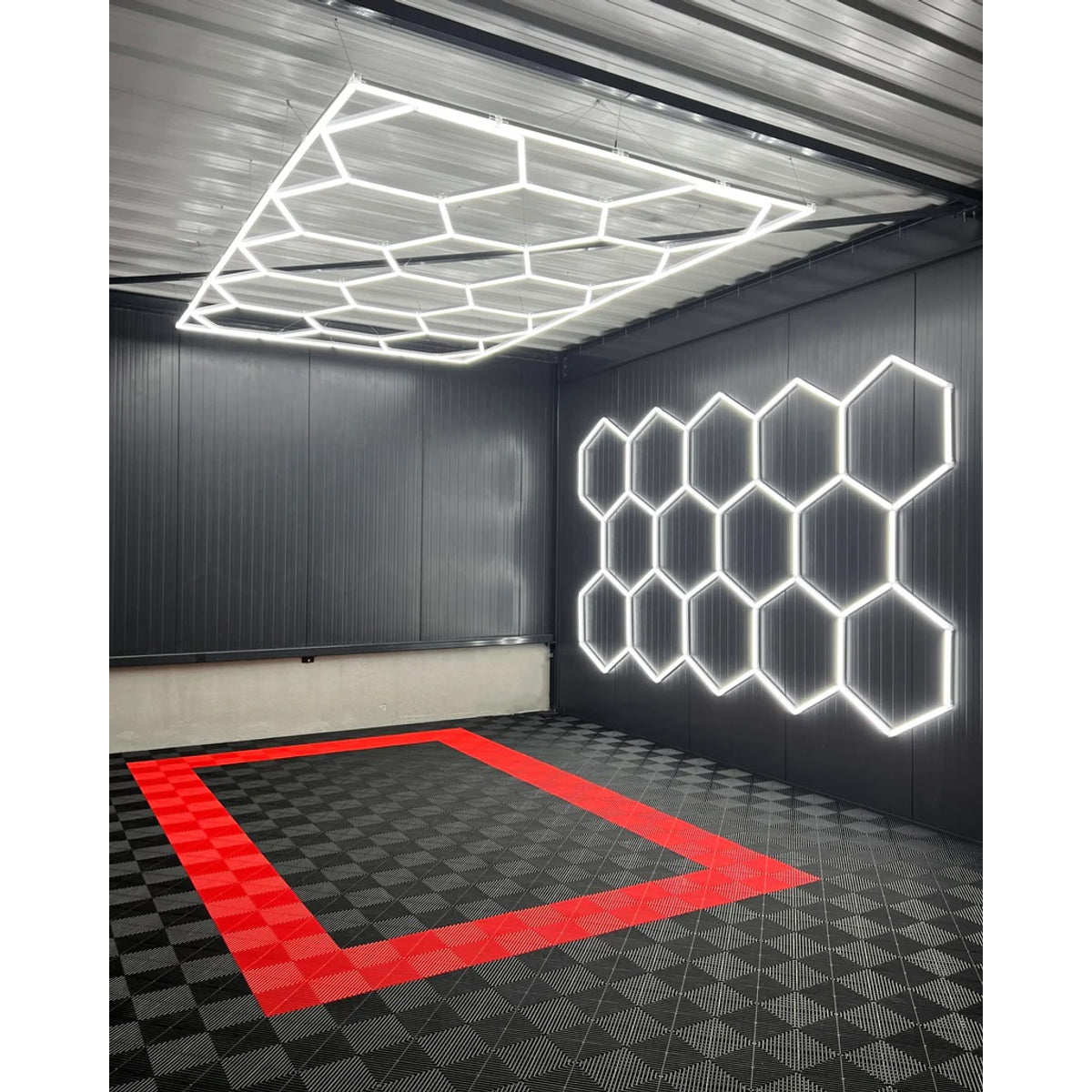 Hexagon garage verlichting