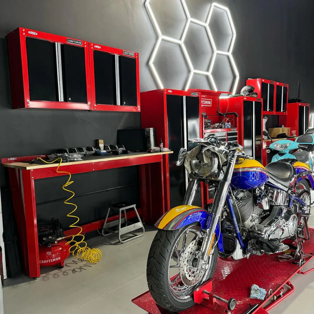 Hexagon garage verlichting