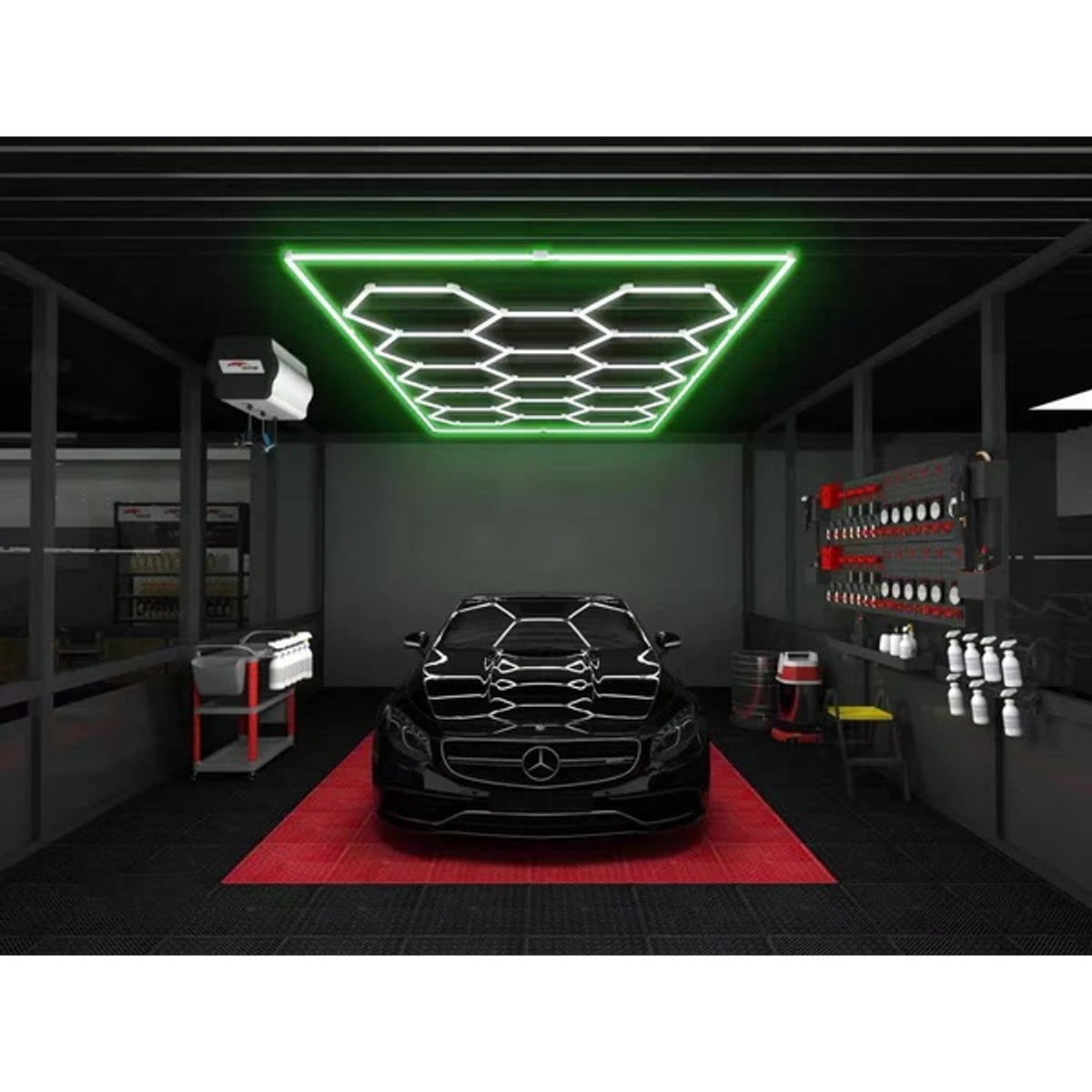 Hexagon garage verlichting
