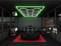 Hexagon led verlichting – Groen frame