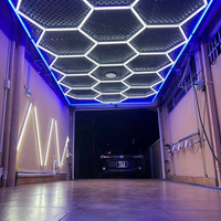 Hexagon plafond verlichting