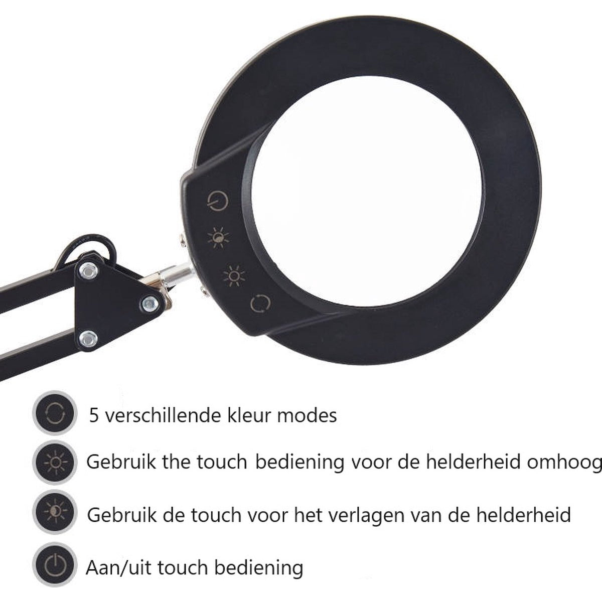 Loeplamp met led verlichting