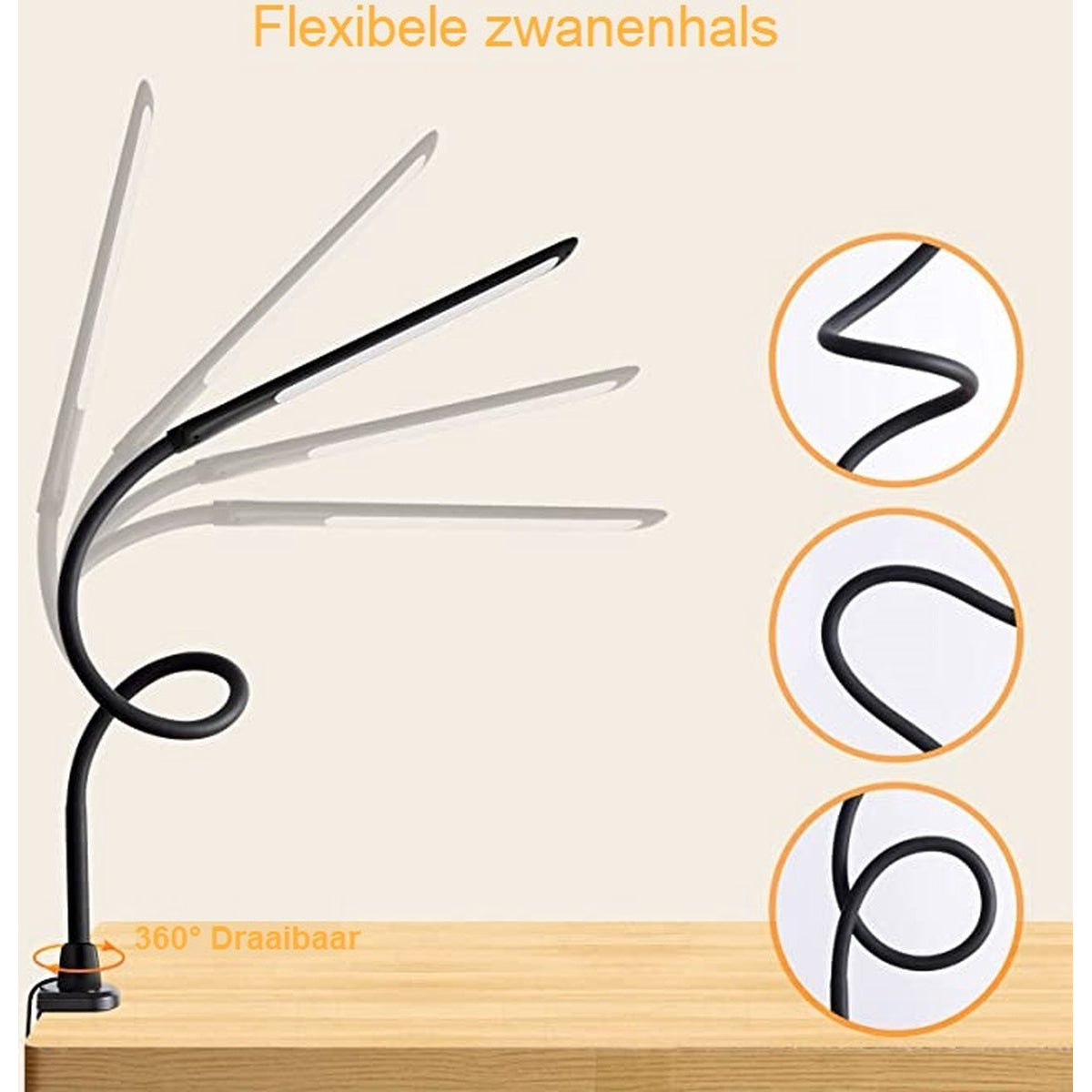 Flexibele bureaulamp led