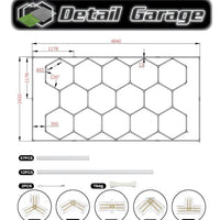 Hexagon garage verlichting