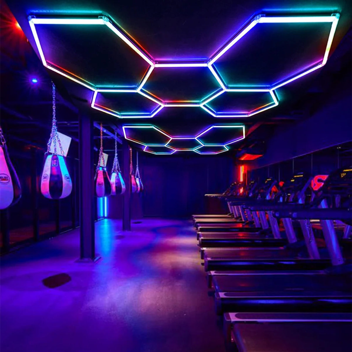 Hexagon garage verlichting