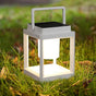 Tafellamp solar - buitenverlichting oplaadbaar met USB & zonne-energie wit